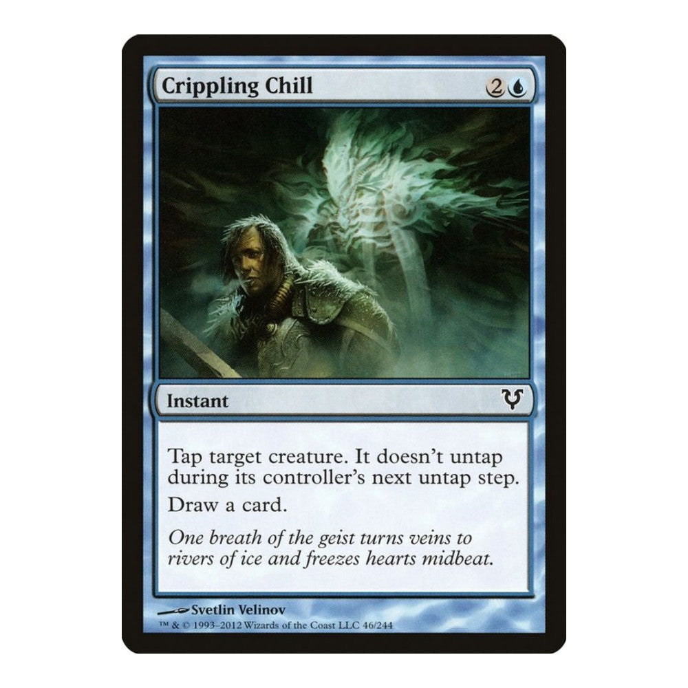 2012 Magic: The Gathering: Avacyn Restored (AVR) - Crippling Chill (#46, Common) (, Near Mint)