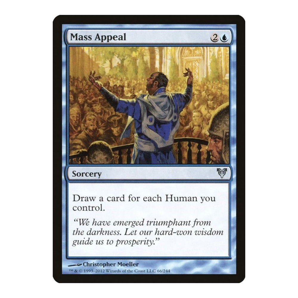 2012 Magic: The Gathering: Avacyn Restored (AVR) - Mass Appeal (#66, Uncommon) (, Near Mint)