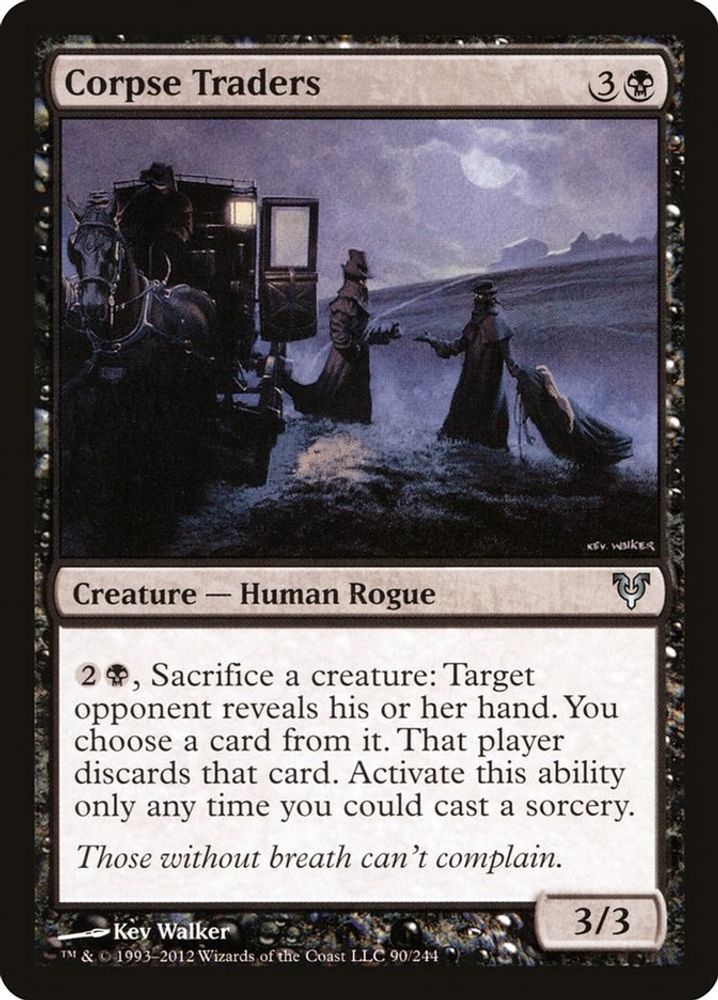 2012 Magic: The Gathering: Avacyn Restored (AVR) - Corpse Traders (#90, Uncommon) (, Near Mint)
