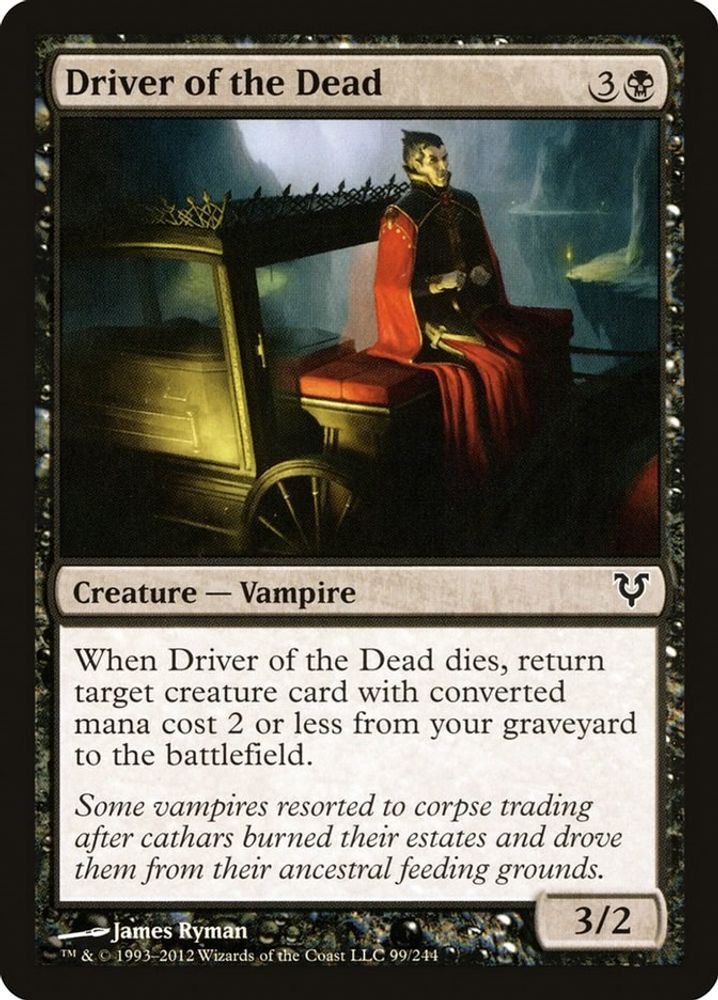2012 Magic: The Gathering: Avacyn Restored (AVR) - Driver of the Dead (#99, Common) (, Near Mint)