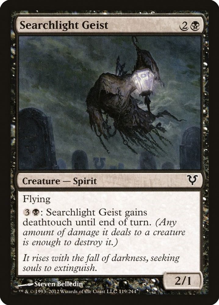 2012 Magic: The Gathering: Avacyn Restored (AVR) - Searchlight Geist (#119, Common) (, Near Mint)