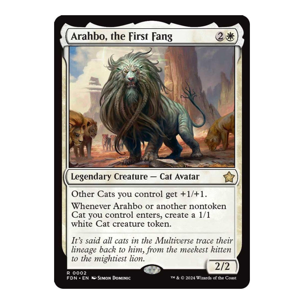 Arahbo, the First Fang - Foundations () - Near Mint -