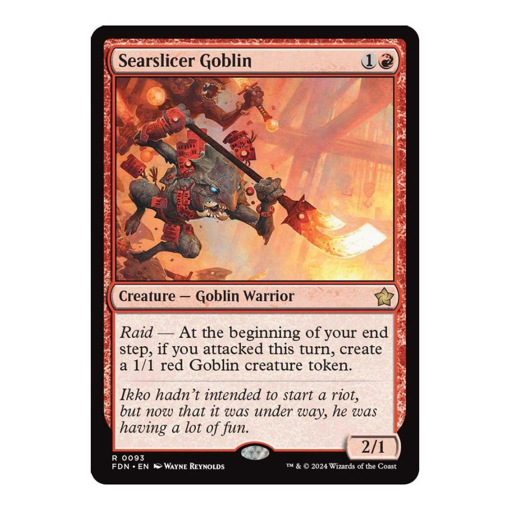 Searslicer Goblin - Foundations () - Near Mint -