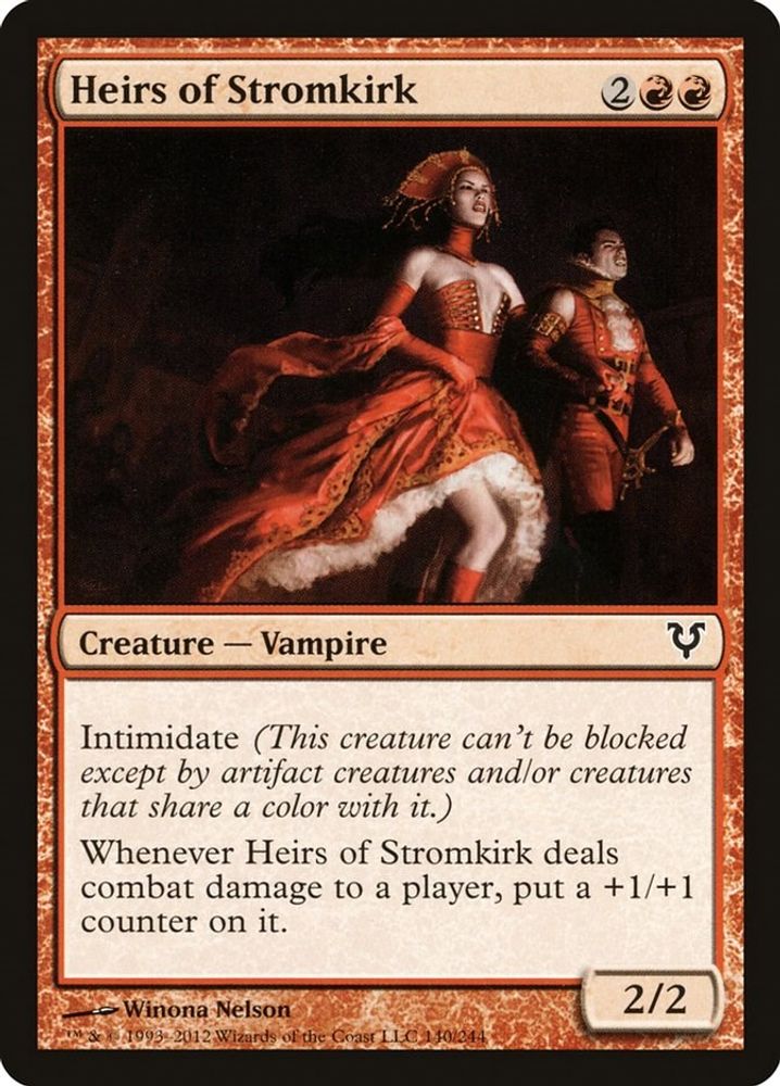 2012 Magic: The Gathering: Avacyn Restored (AVR) - Heirs of Stromkirk (#140, Common) (, Near Mint)