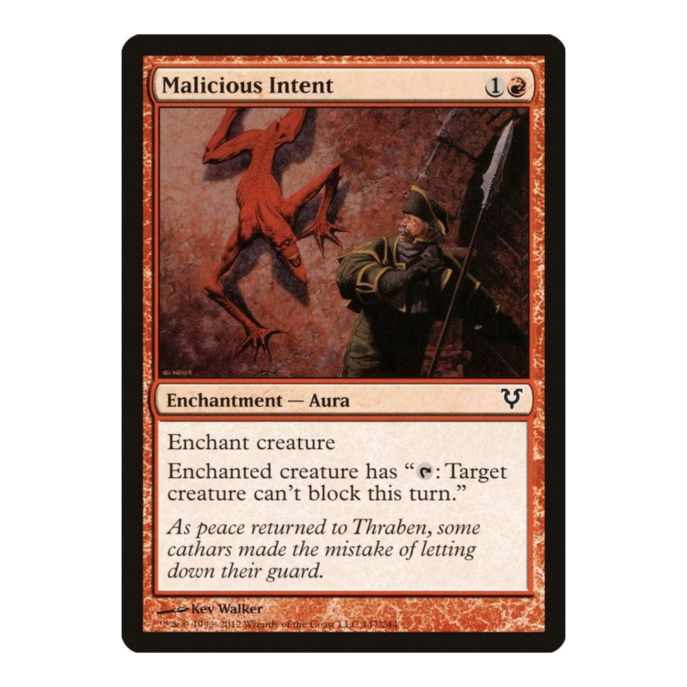 Malicious Intent - Avacyn Restored () - Near Mint - German