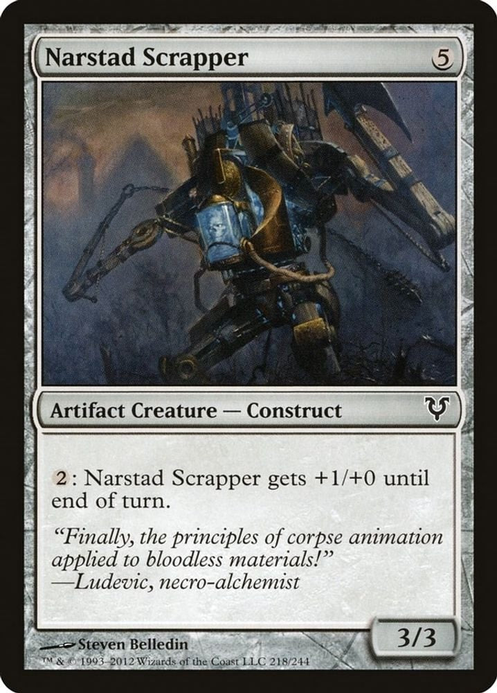 2012 Magic: The Gathering: Avacyn Restored (AVR) - Narstad Scrapper (#218, Common) (, Near Mint)