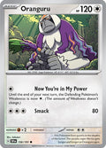 2024 Pokemon: SV08: Surging Sparks (SSP) - Oranguru (#156/191, Common) (Reverse Holofoil, Near Mint)