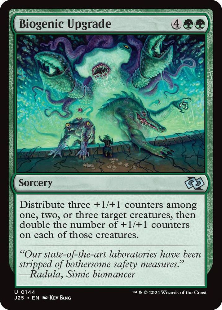 2024 Magic: The Gathering: Foundations Jumpstart (J25) - Biogenic Upgrade (#144, Uncommon) (, Near Mint)