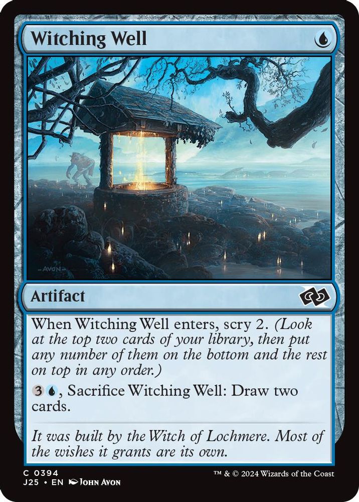 2024 Magic: The Gathering: Foundations Jumpstart (J25) - Witching Well (#394, Common) (, Near Mint)