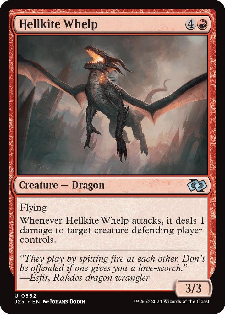 2024 Magic: The Gathering: Foundations Jumpstart (J25) - Hellkite Whelp (#562, Uncommon) (, Near Mint)