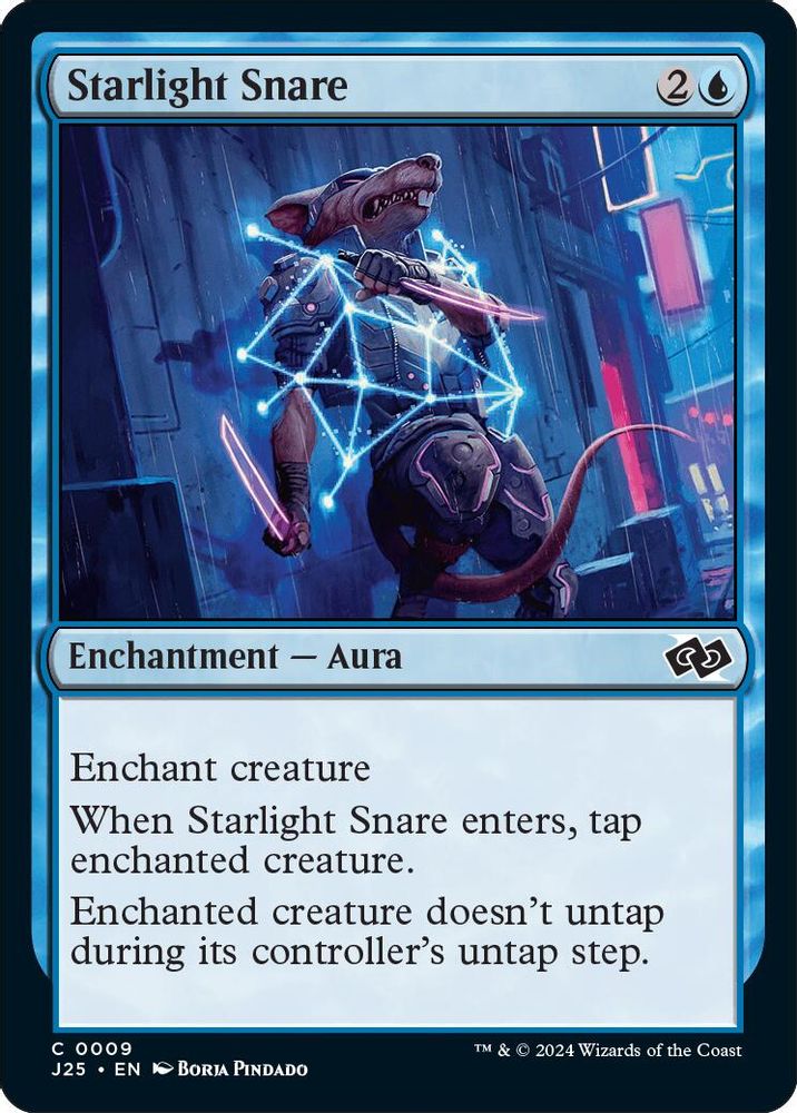 2024 Magic: The Gathering: Foundations Jumpstart (J25) - Starlight Snare (#9, Common) (, Near Mint)