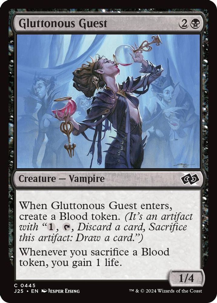 2024 Magic: The Gathering: Foundations Jumpstart (J25) - Gluttonous Guest (#445, Common) (, Near Mint)