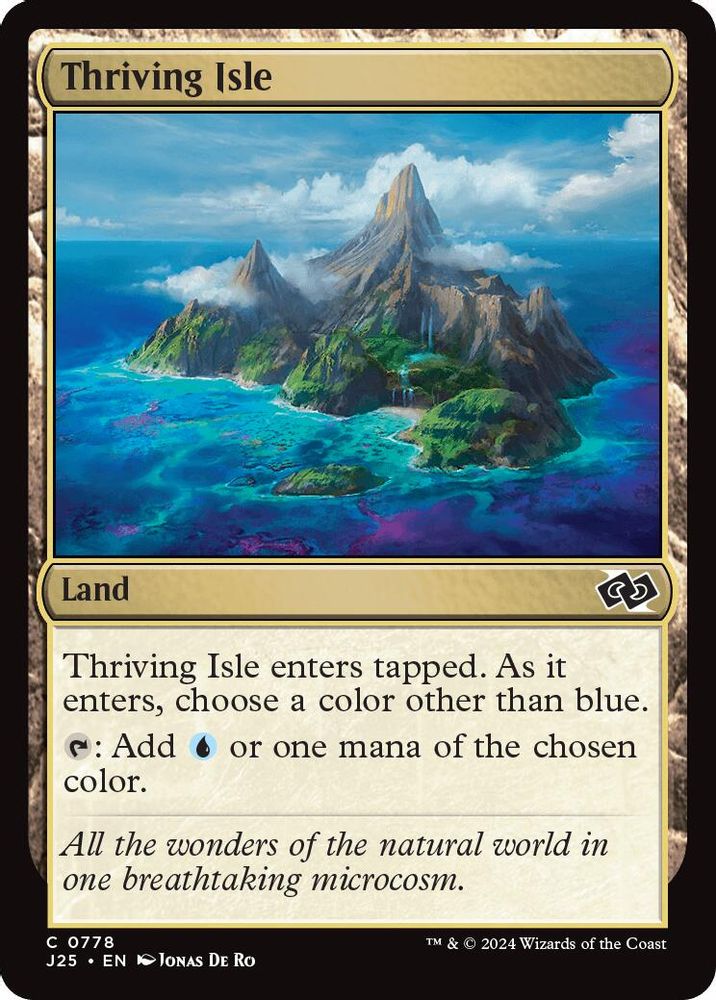 2024 Magic: The Gathering: Foundations Jumpstart (J25) - Thriving Isle (#778, Common) (, Near Mint)