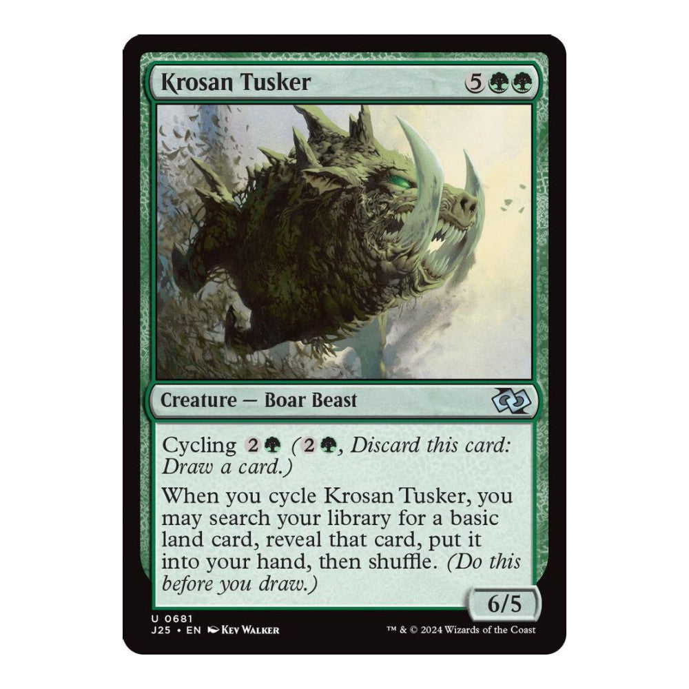 Krosan Tusker - Foundations Jumpstart () - Near Mint -