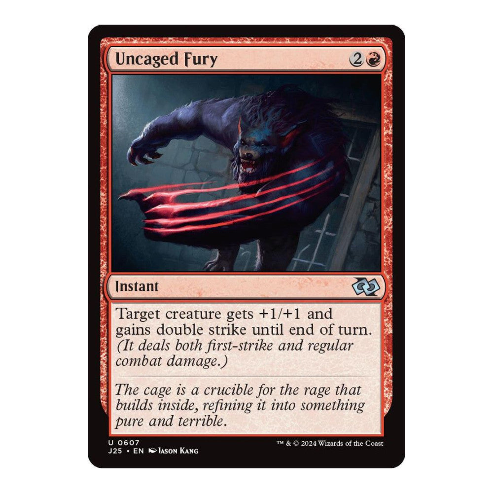 Uncaged Fury - Foundations Jumpstart () - Near Mint -
