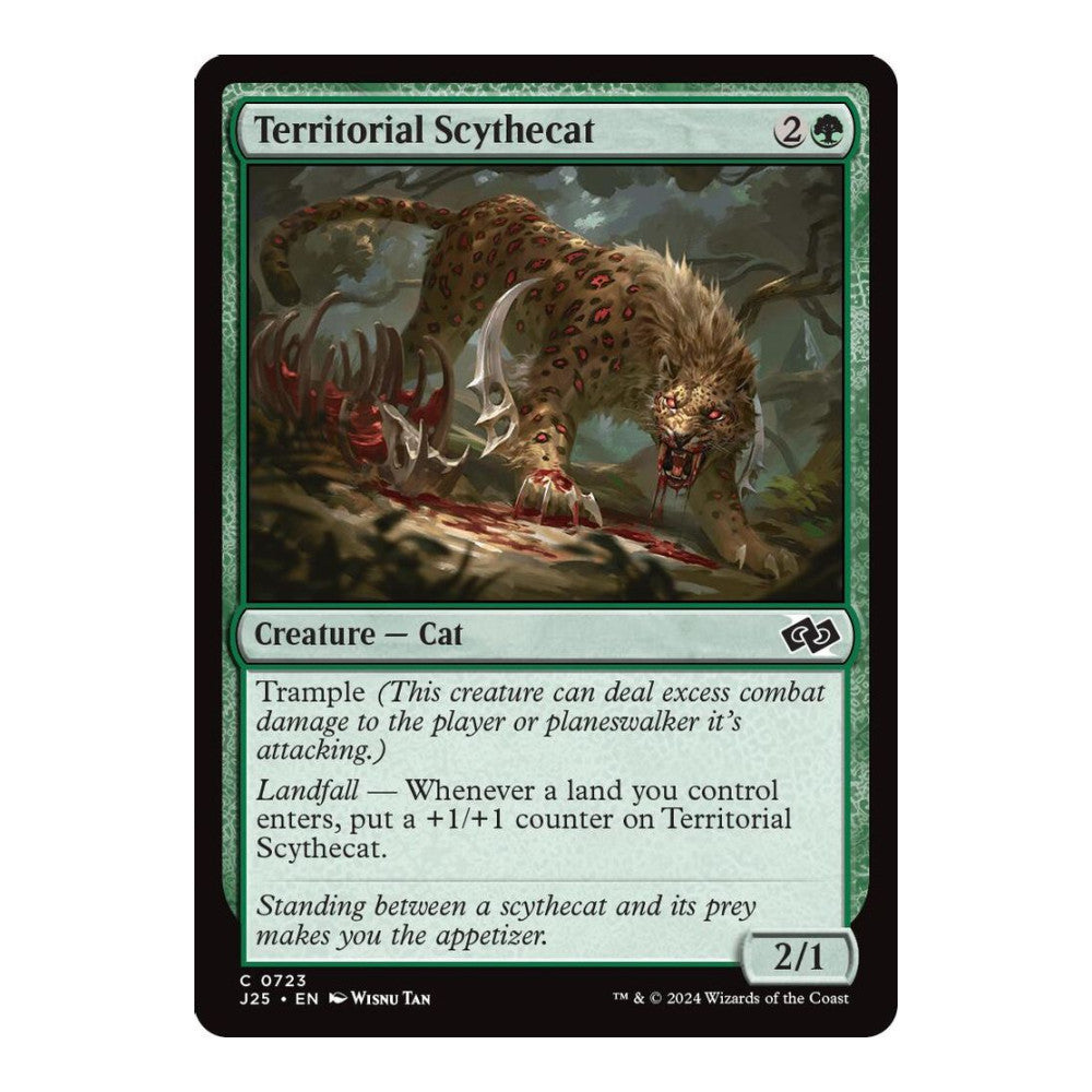 Territorial Scythecat - Foundations Jumpstart () - Near Mint -