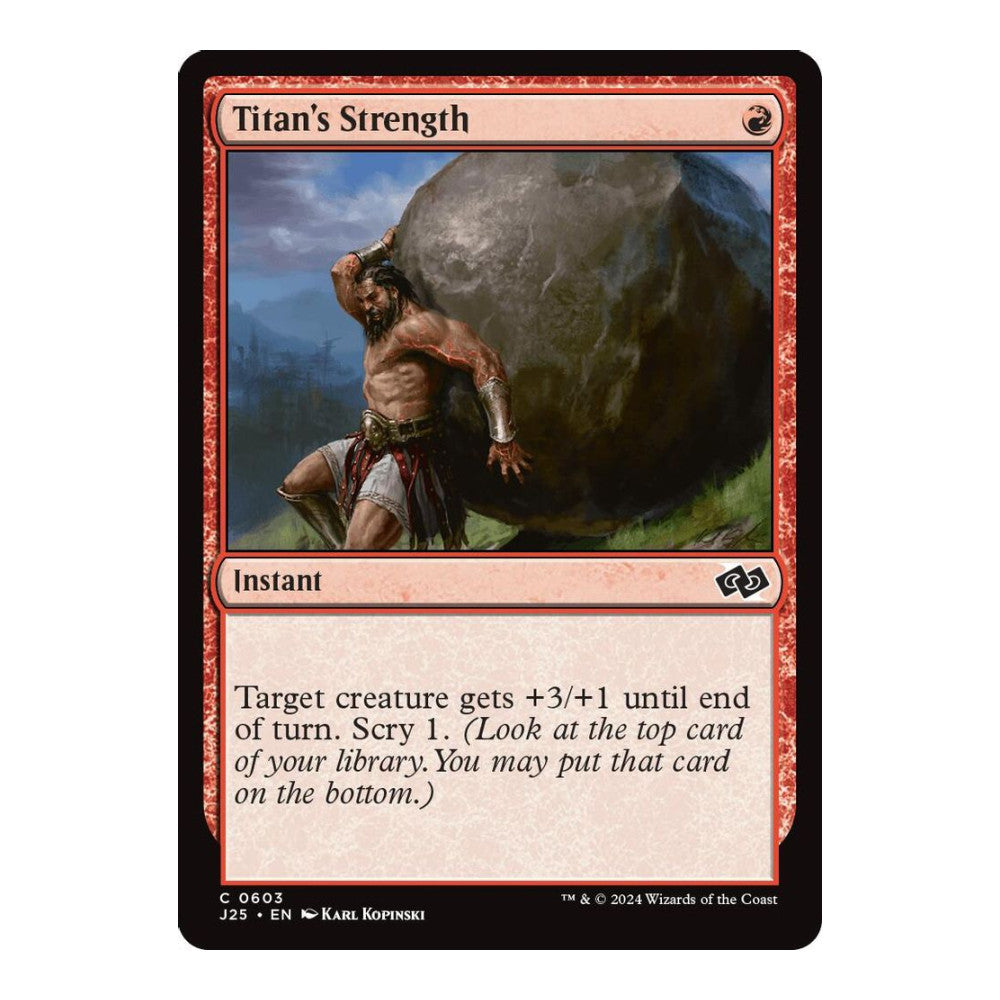 Titan's Strength - Foundations Jumpstart () - Near Mint -