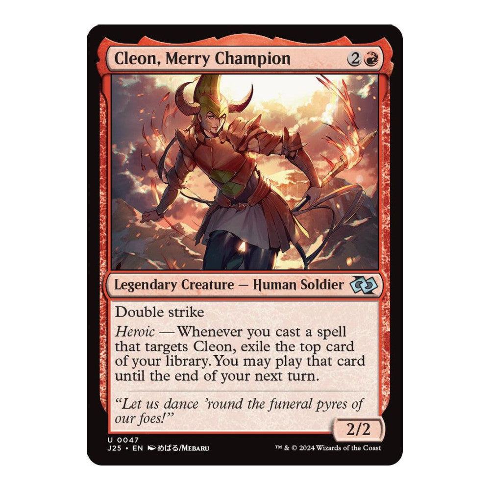 Cleon, Merry Champion (Anime) - Foundations Jumpstart () - Near Mint -