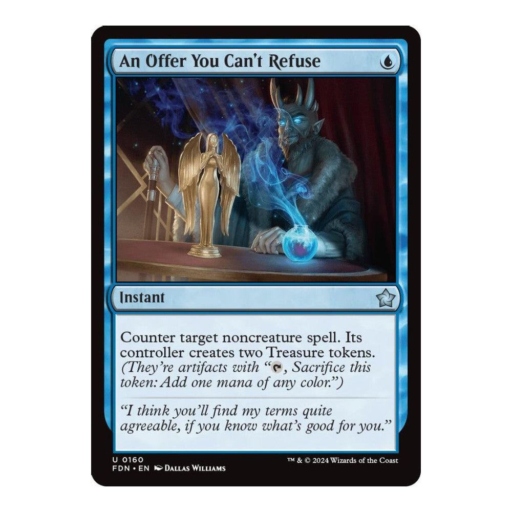 2024 Magic: The Gathering: Foundations (FDN) - An Offer You Cant Refuse (#160, Uncommon) (, Near Mint)