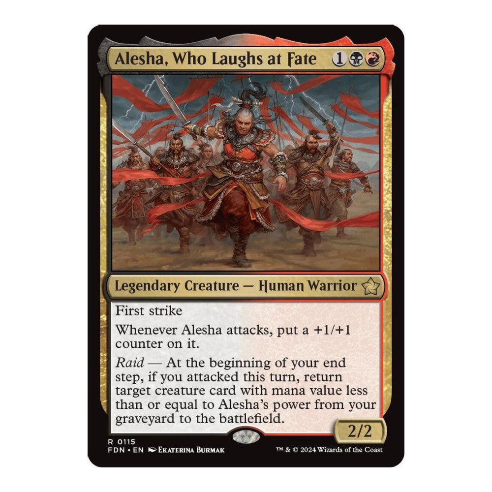 Alesha, Who Laughs at Fate - Foundations () - Near Mint -