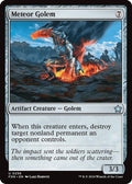 2024 Magic: The Gathering: Foundations (FDN) - Meteor Golem (#256, Uncommon)