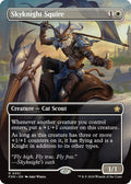 2024 Magic: The Gathering: Foundations (FDN) - Skyknight Squire Borderless (#301, Rare) (, Near Mint)