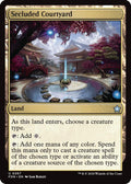 2024 Magic: The Gathering: Foundations (FDN) - Secluded Courtyard (#267, Uncommon) (, Near Mint)