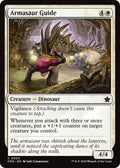 2024 Magic: The Gathering: Foundations (FDN) - Armasaur Guide (#3, Common)