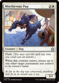2024 Magic: The Gathering: Foundations (FDN) - Mischievous Pup (#144, Uncommon) (, Near Mint)