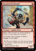2024 Magic: The Gathering: Foundations (FDN) - Fanatical Firebrand (#195, Common) (, Near Mint)