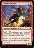 2024 Magic: The Gathering: Foundations (FDN) - Gorehorn Raider (#89, Common)