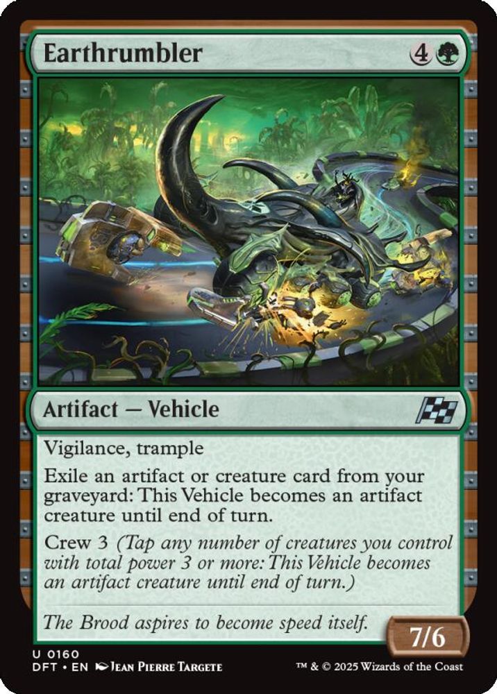 2025 Magic: The Gathering: Aetherdrift (DFT) - Earthrumbler (#160, Uncommon) (, Near Mint)