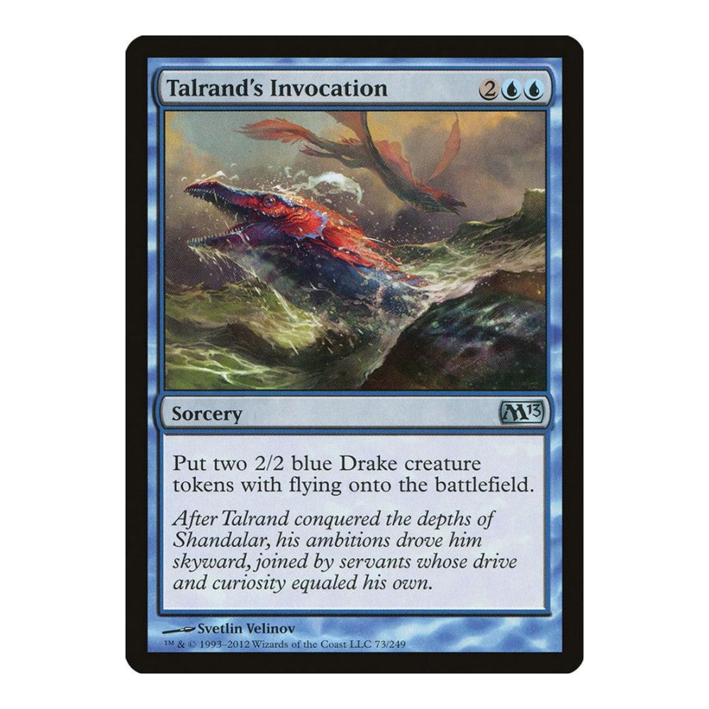 2012 Magic: The Gathering: Magic 2013 (M13) (M13) - Talrands Invocation (#73, Uncommon) (, Near Mint)