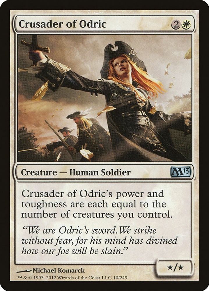 2012 Magic: The Gathering: Magic 2013 (M13) (M13) - Crusader of Odric (#10, Uncommon) (, Near Mint)
