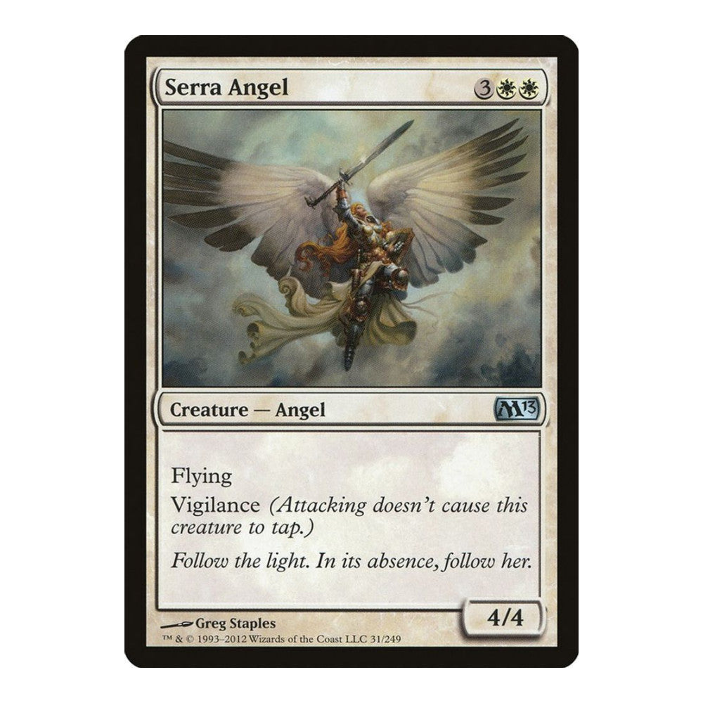2012 Magic: The Gathering: Magic 2013 (M13) (M13) - Serra Angel (#31, Uncommon) (, Near Mint)