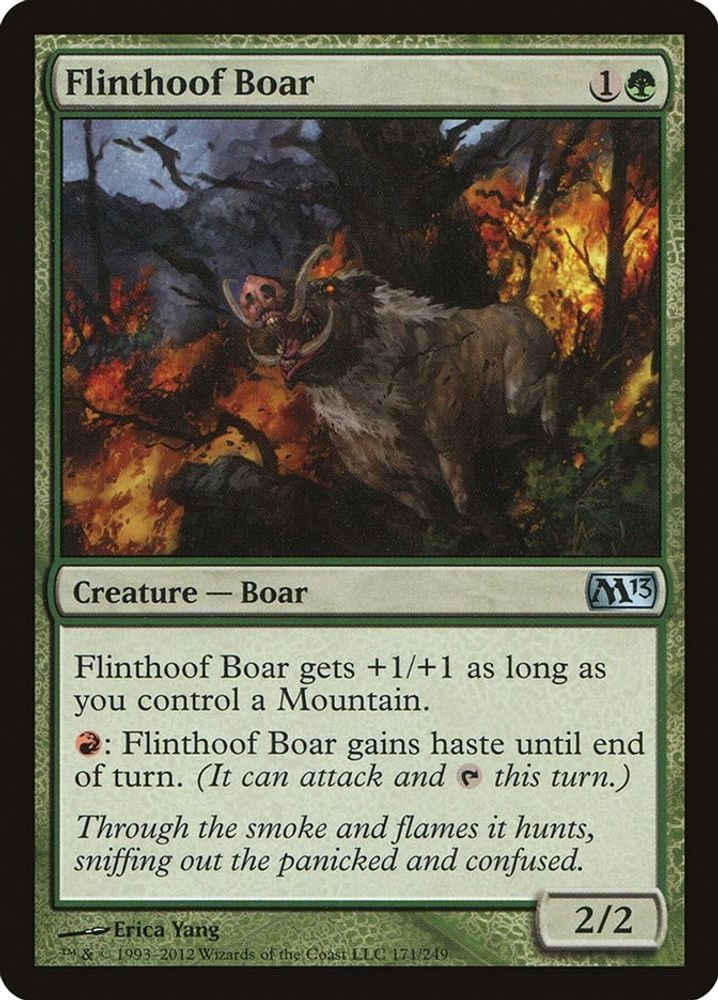 2012 Magic: The Gathering: Magic 2013 (M13) (M13) - Flinthoof Boar (#171, Uncommon) (, Near Mint)