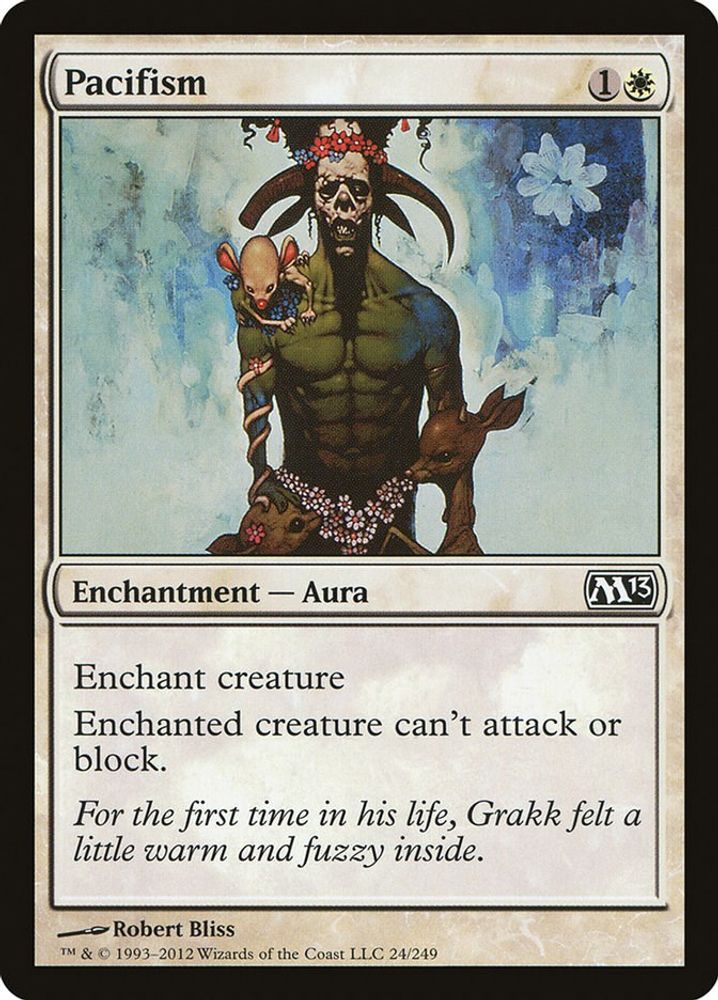 2012 Magic: The Gathering: Magic 2013 (M13) (M13) - Pacifism (#24, Common) (, Near Mint)