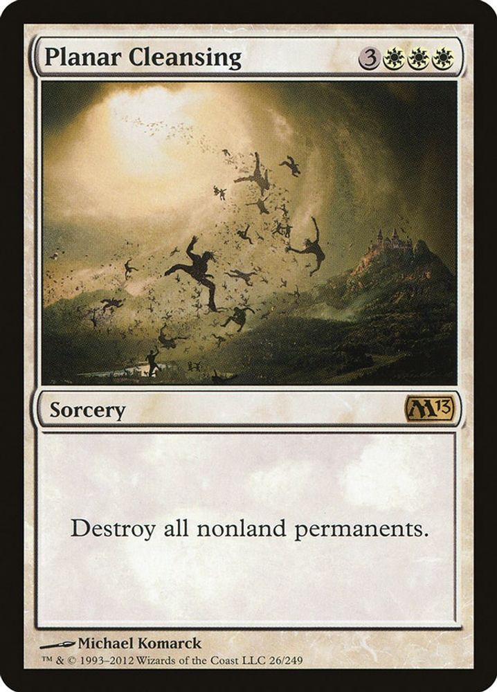 2012 Magic: The Gathering: Magic 2013 (M13) (M13) - Planar Cleansing (#26, Rare) (, Near Mint)