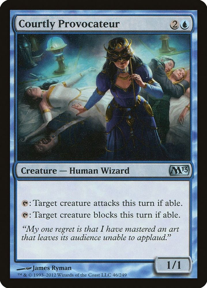 2012 Magic: The Gathering: Magic 2013 (M13) (M13) - Courtly Provocateur (#46, Uncommon) (, Near Mint)