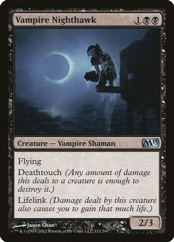2012 Magic: The Gathering: Magic 2013 (M13) (M13) - Vampire Nighthawk (#112, Uncommon) (, Near Mint)
