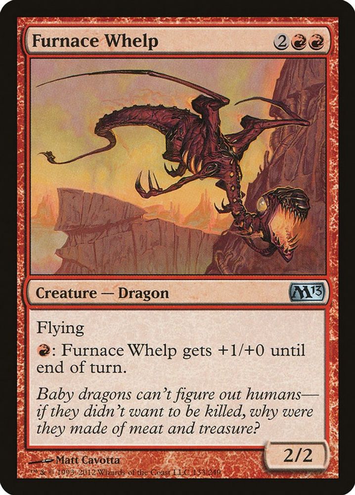 2012 Magic: The Gathering: Magic 2013 (M13) (M13) - Furnace Whelp (#133, Uncommon) (, Near Mint)