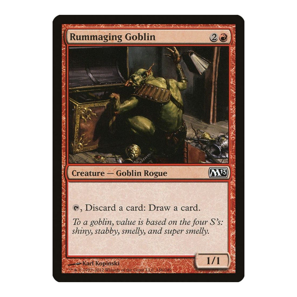 2012 Magic: The Gathering: Magic 2013 (M13) (M13) - Rummaging Goblin (#146, Common) (, Near Mint)