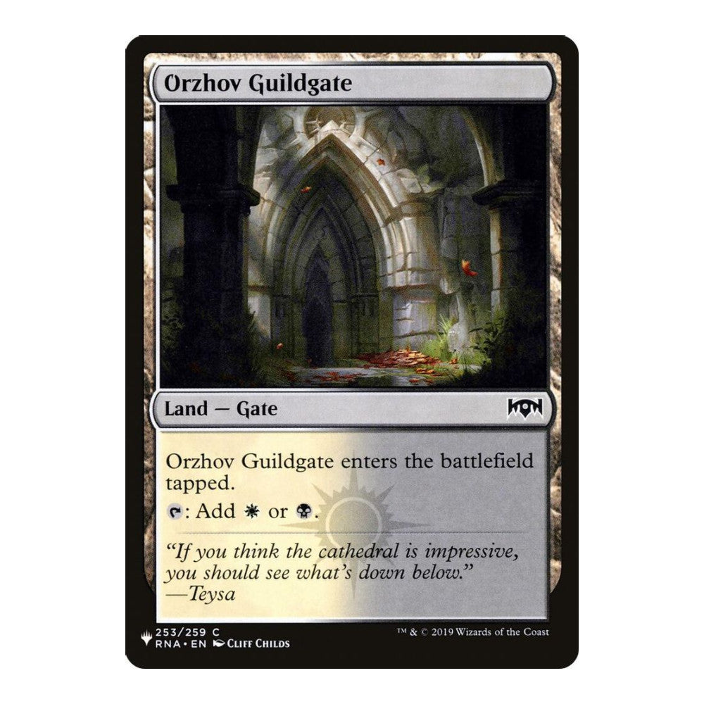 2026 Magic: The Gathering: The List Reprints (LIST) - Orzhov Guildgate (253) (#253/259, Common) (, Near Mint)