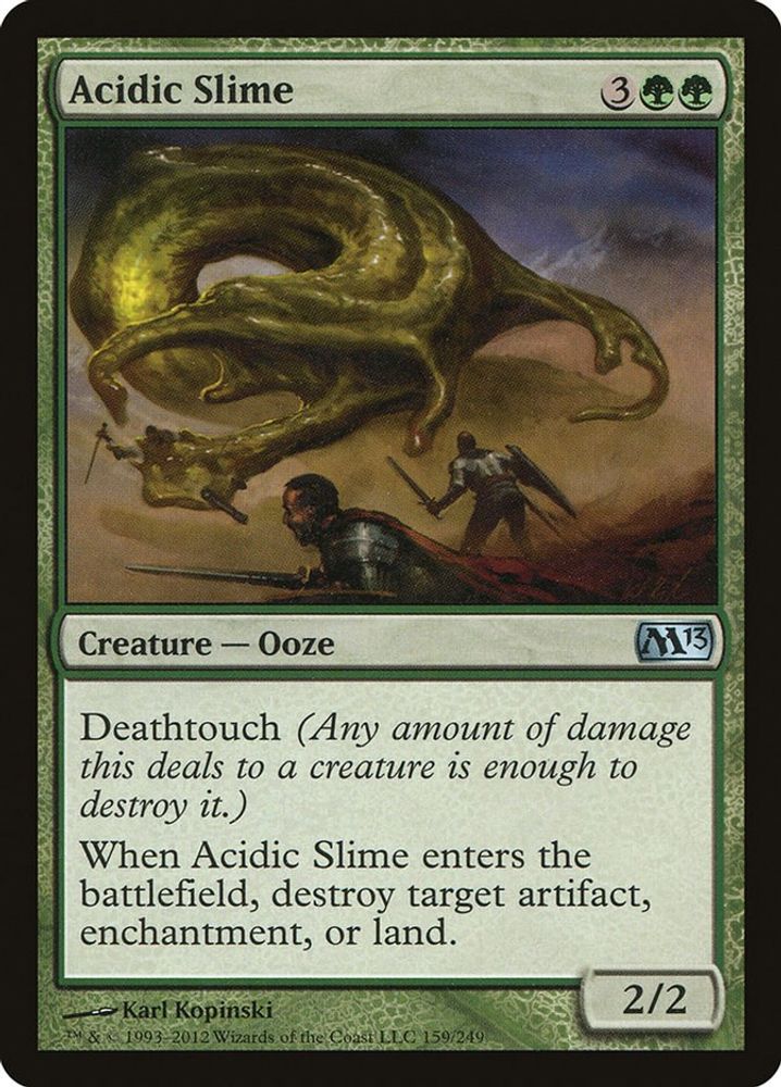 2012 Magic: The Gathering: Magic 2013 (M13) (M13) - Acidic Slime (#159, Uncommon) (, Near Mint)