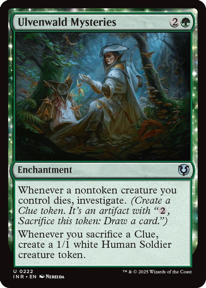 2025 Magic: The Gathering: Innistrad Remastered (INR) - Ulvenwald Mysteries (#222, Uncommon) (, Near Mint)