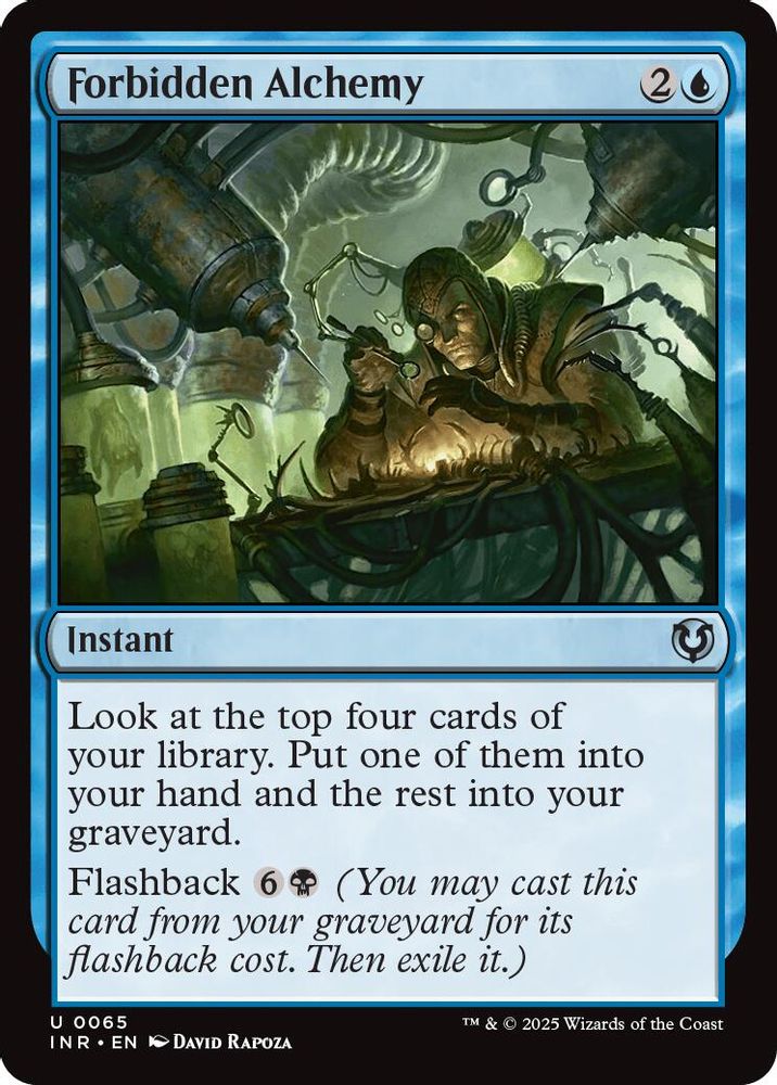 2025 Magic: The Gathering: Innistrad Remastered (INR) - Forbidden Alchemy (#65, Uncommon) (, Near Mint)