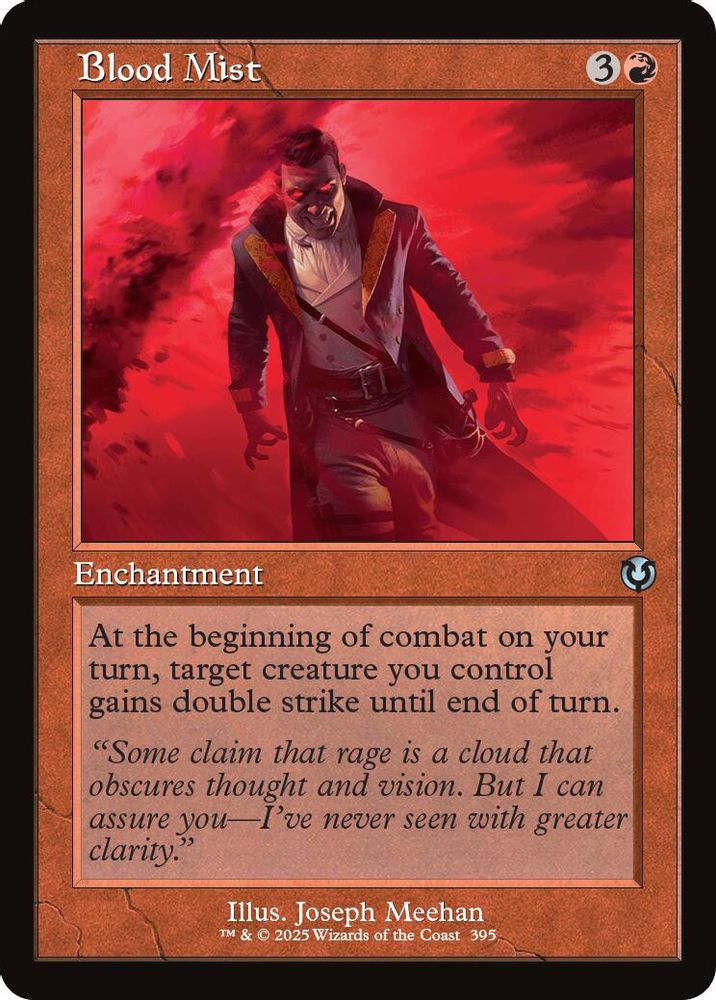2025 Magic: The Gathering: Innistrad Remastered (INR) - Blood Mist Retro Frame (#395, Uncommon) (, Near Mint)