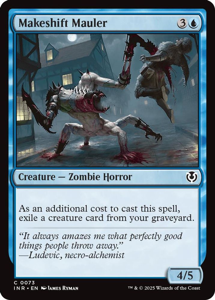 2025 Magic: The Gathering: Innistrad Remastered (INR) - Makeshift Mauler (#73, Common) (, Near Mint)