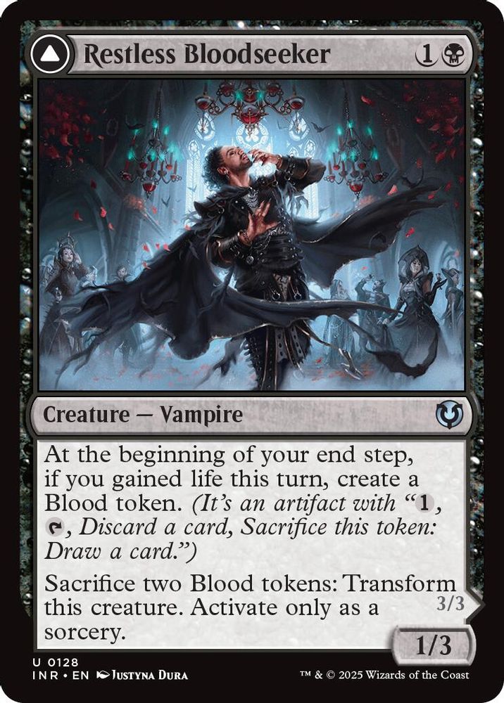 2025 Magic: The Gathering: Innistrad Remastered (INR) - Restless Bloodseeker (#128, Uncommon) (, Near Mint)