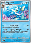 2025 Pokemon: SV: Prismatic Evolutions (PRE) - Vaporeon (#022/131, Rare)